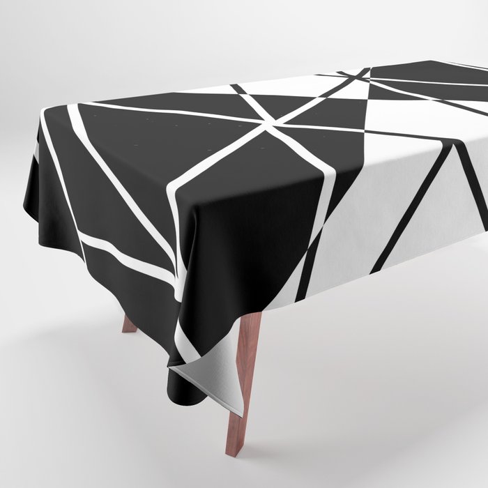 FRACTURE (BLACK-WHITE) Tablecloth