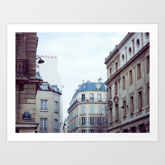 PIECE OF SKY. Art Print