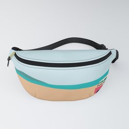 Road Tripping and Chilling on a Summer Beach Fanny Pack