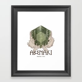 Abenaki Framed Art Print