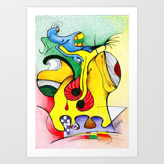 abstract-1 Art Print