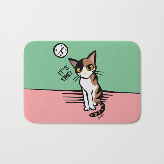It's time Bath Mat