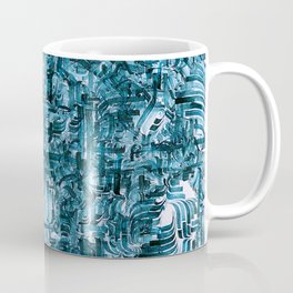 Liminal Lotto Picks #001 Tidal Motion Blue Coffee Mug