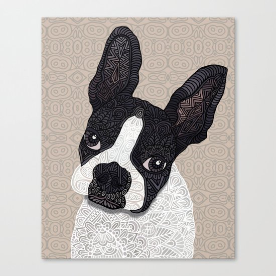 Boston Terrier 2015 Canvas Print