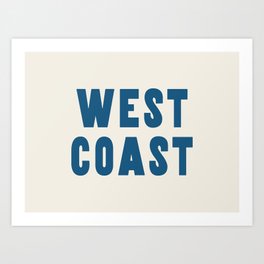 West Coast Art Print