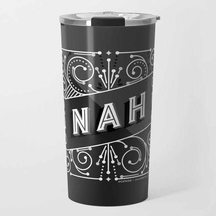 Nah – Black & Grey Palette Travel Mug
