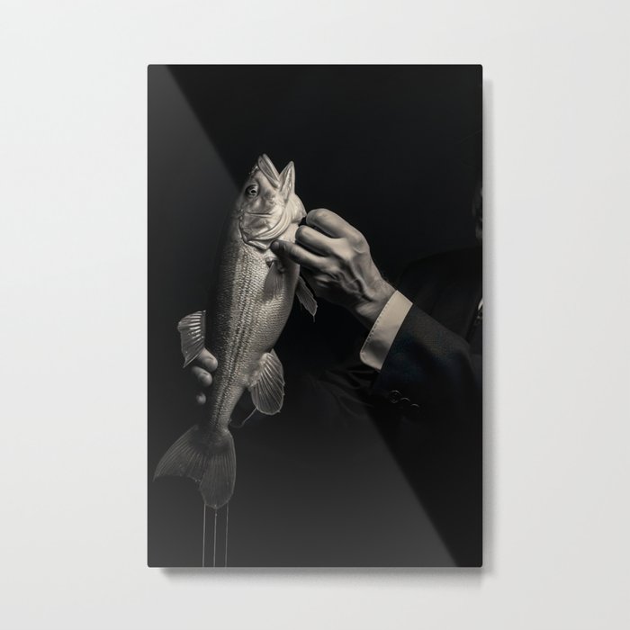 A Fish Rots From the Head Down Metal Print