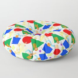 Shapes in place Floor Pillow