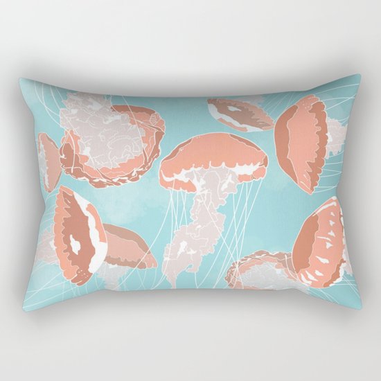 Jellyfish Rectangular Pillow