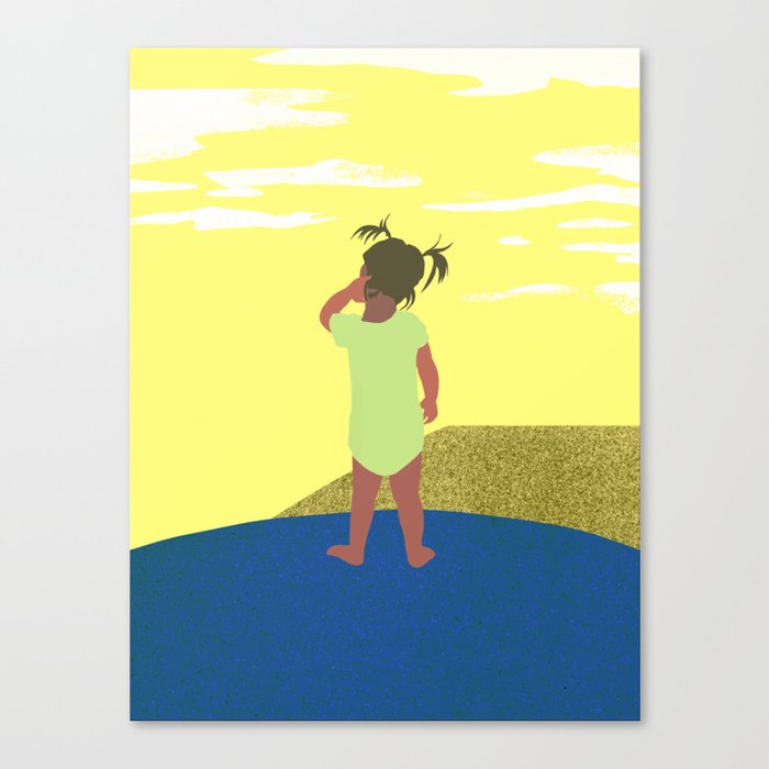 Scratch 긁적임 Canvas Print