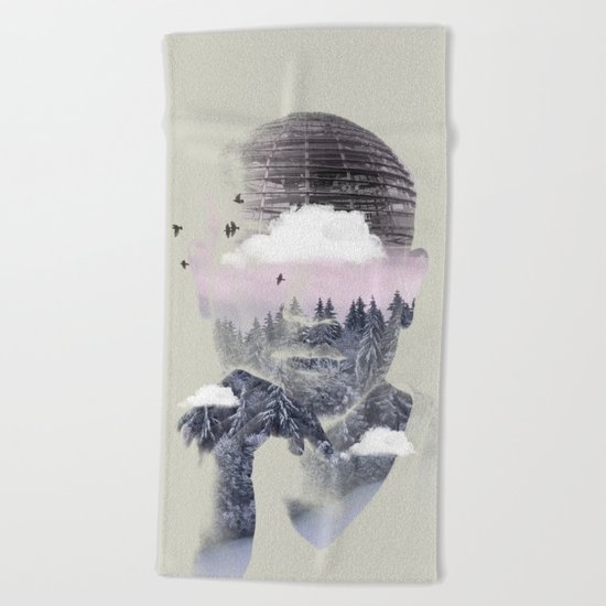Contemplating Dome Beach Towel