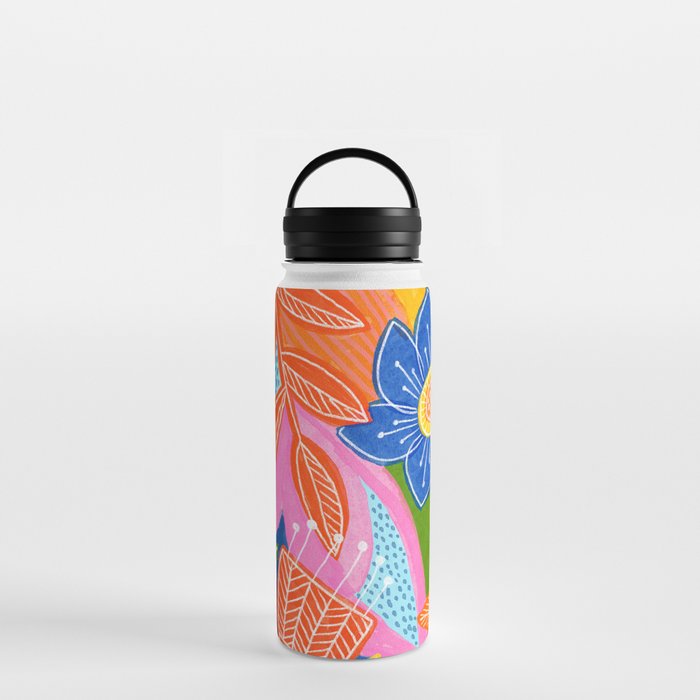 Energetic Flowers Water Bottle