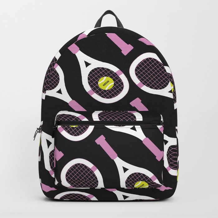 Tennis Pattern (Black/Pink) Backpack
