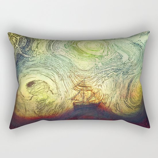 Starry sailing Rectangular Pillow