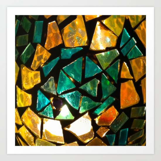 Broken Glass Art Print