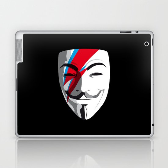 Who wants to be Anonymous? Let's be Fabulous! Viggy Starfawkes. Laptop & iPad Skin