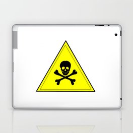 Skull Hazard Sign Danger Caution Laptop Skin