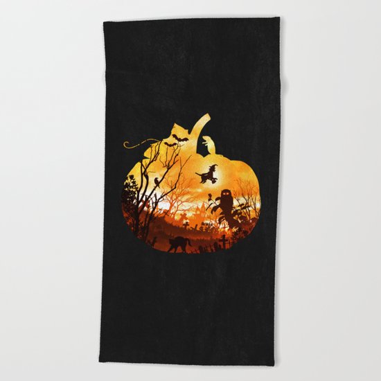 All Hallows Eve Beach Towel