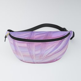 palm branch ethereal aesthetic lavender altered photography Fanny Pack