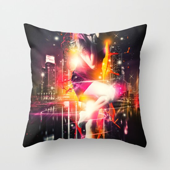 Citylights Throw Pillow