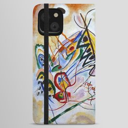 Wassily Kandinsky Violet Wedge iPhone Wallet Case