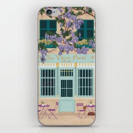 Paris Cafe Au Viex D'Arcole iPhone Skin