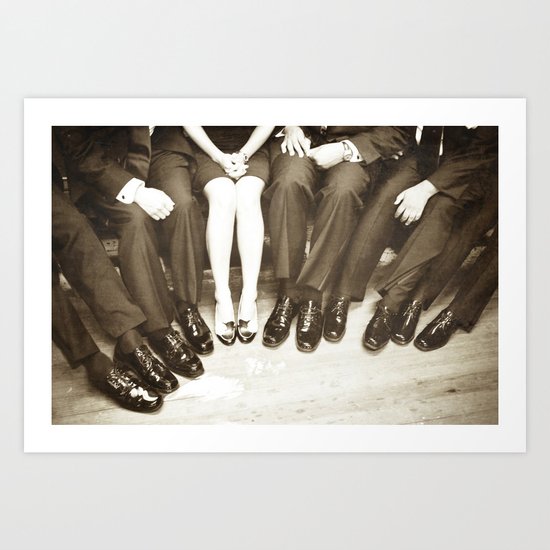 The Groomswoman Art Print