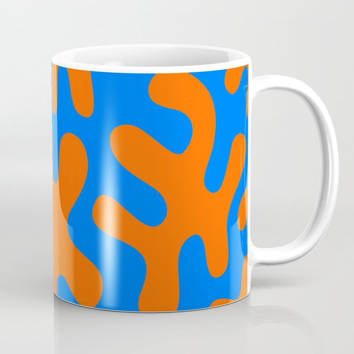 Colorful abstract shape print seamless pattern Coffee Mug