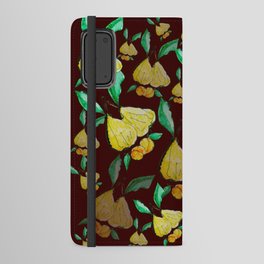 Pears and apricots pattern  Android Wallet Case