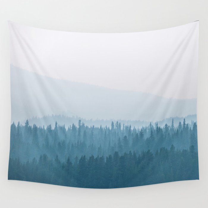 Into the Blue Wall Tapestry