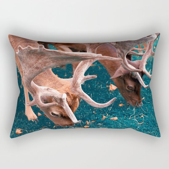 Breakfast in the grass Rectangular Pillow
