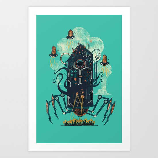 Not with a whimper but with a bang Art Print