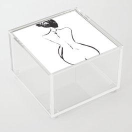 Woman's Back Acrylic Box