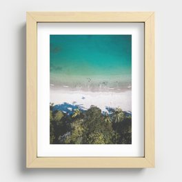 Beach vibes in Costa Rica Recessed Framed Print