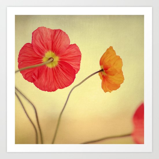 Les Jolies Fleurs Art Print