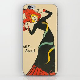 Henri de Toulouse-Lautrec Jane Avril iPhone Skin