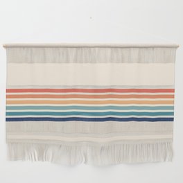 Palawa - Classic Colorful 70s Vintage Summer Style Retro Stripes Wall Hanging