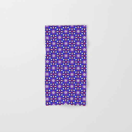 Cobalt Intersect Hand & Bath Towel