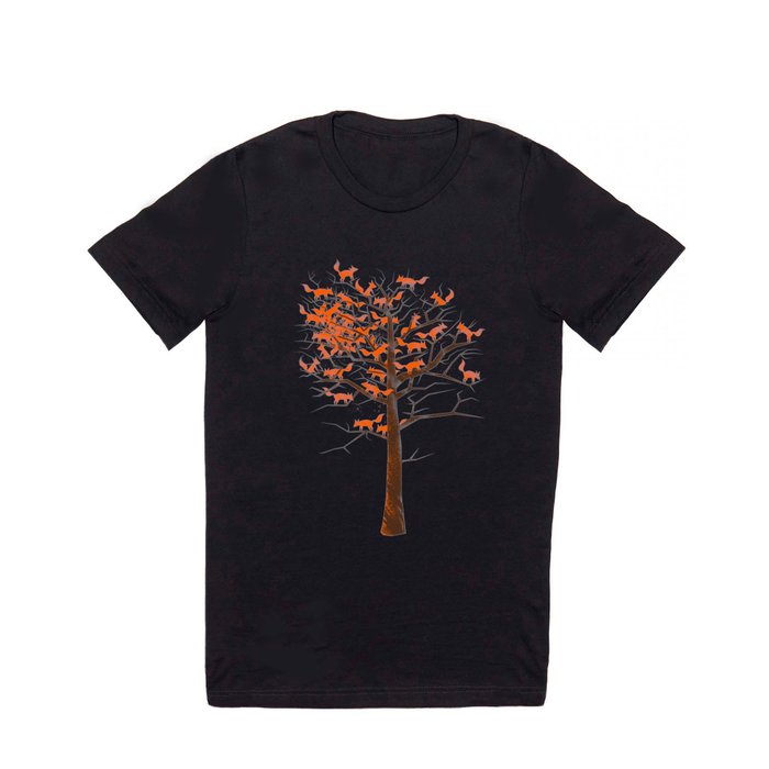 Blazing Fox Tree T Shirt