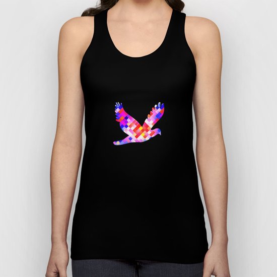 yellow pattern 4 Unisex Tank Top