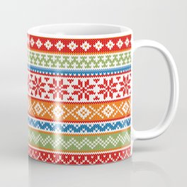 Fair Isle Multicolor Mug