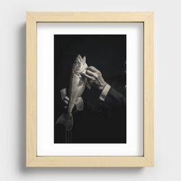 A Fish Rots From the Head Down Recessed Framed Print