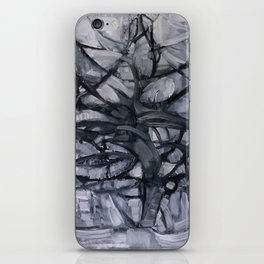 Gray Tree iPhone Skin