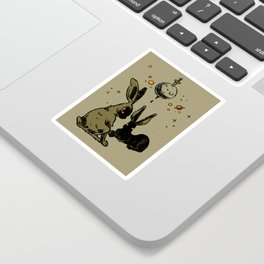 Night Hare 3 Sticker