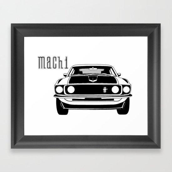 Mach 1 Framed Art Print
