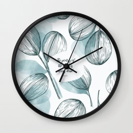 The poetry of the earth is never dead - Keats Wall Clock