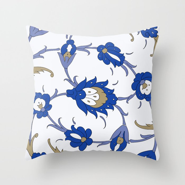  Iznik — Turkish pattern 15 Throw Pillow