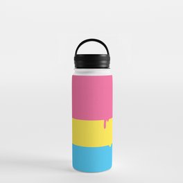 Pansexual Pride LGBTQ Flag Melting Water Bottle