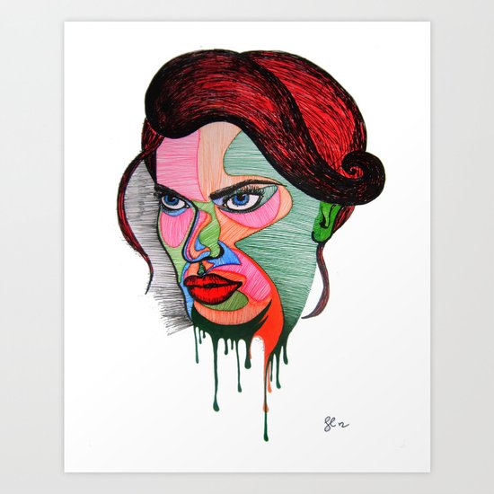 Beauty Fades Art Print
