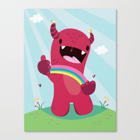 Nature monster Canvas Print